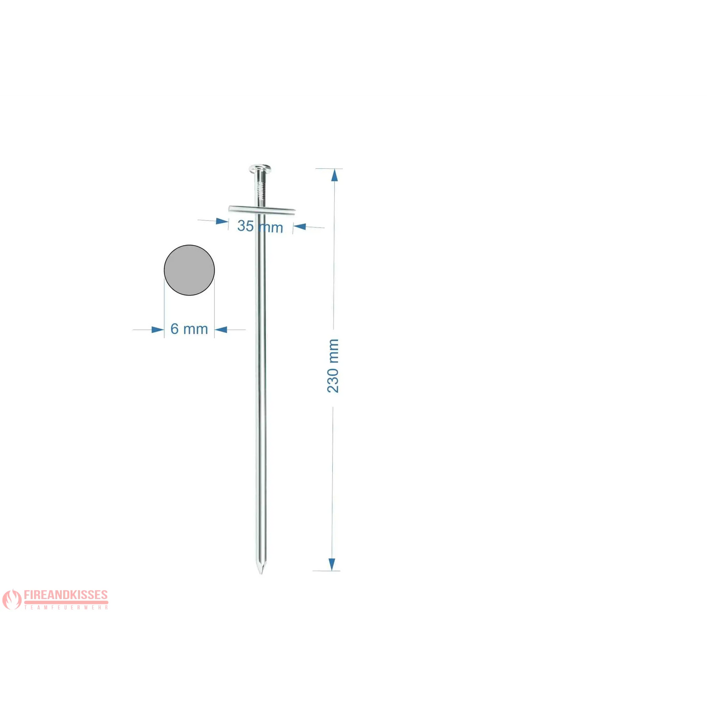4 heringe aus stahl - speziell zum sichern unserer drohnenplane auf geeigneten untergrund - heringe stahl - speziell