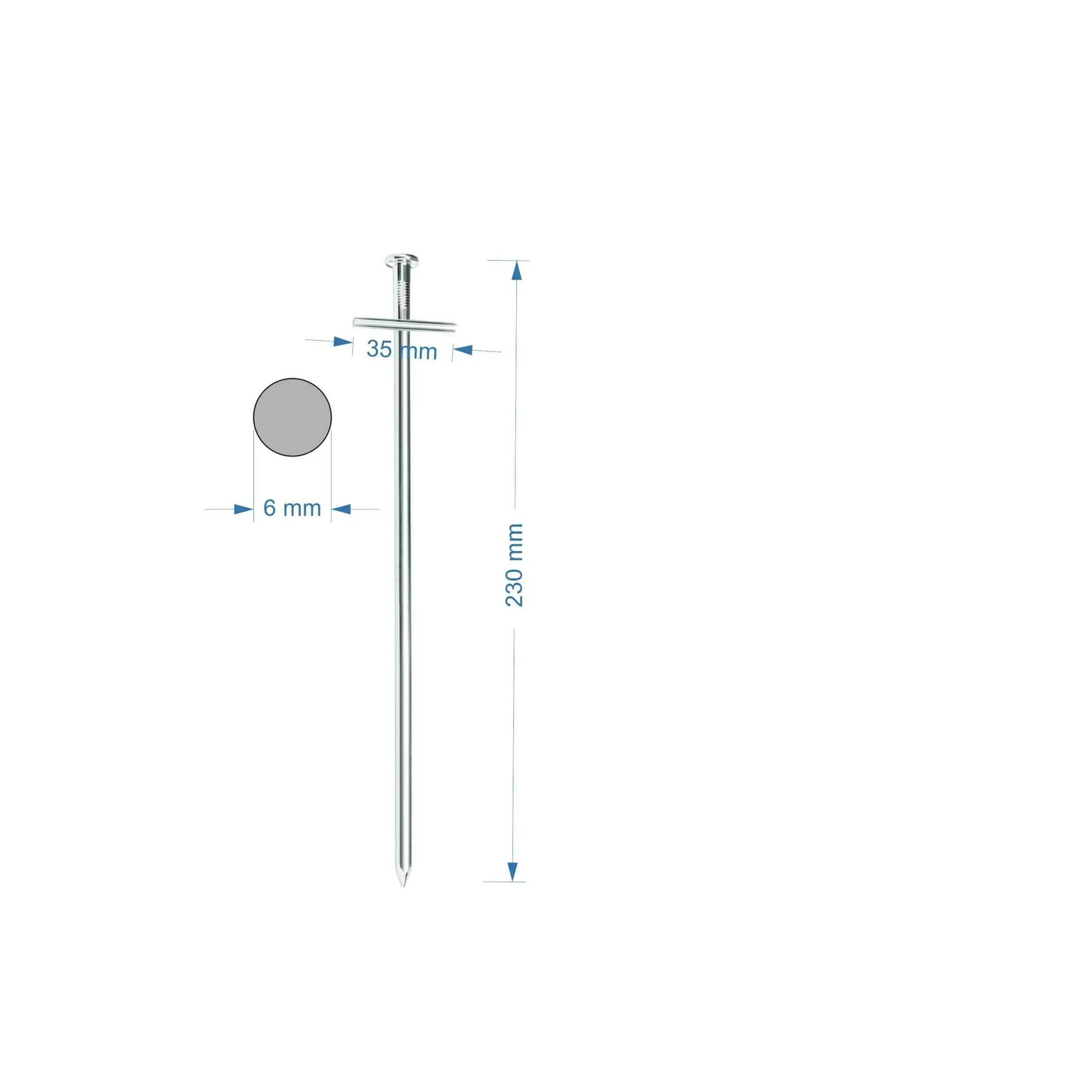 4 heringe aus stahl - speziell zum sichern unserer drohnenplane auf geeigneten untergrund - heringe stahl - speziell
