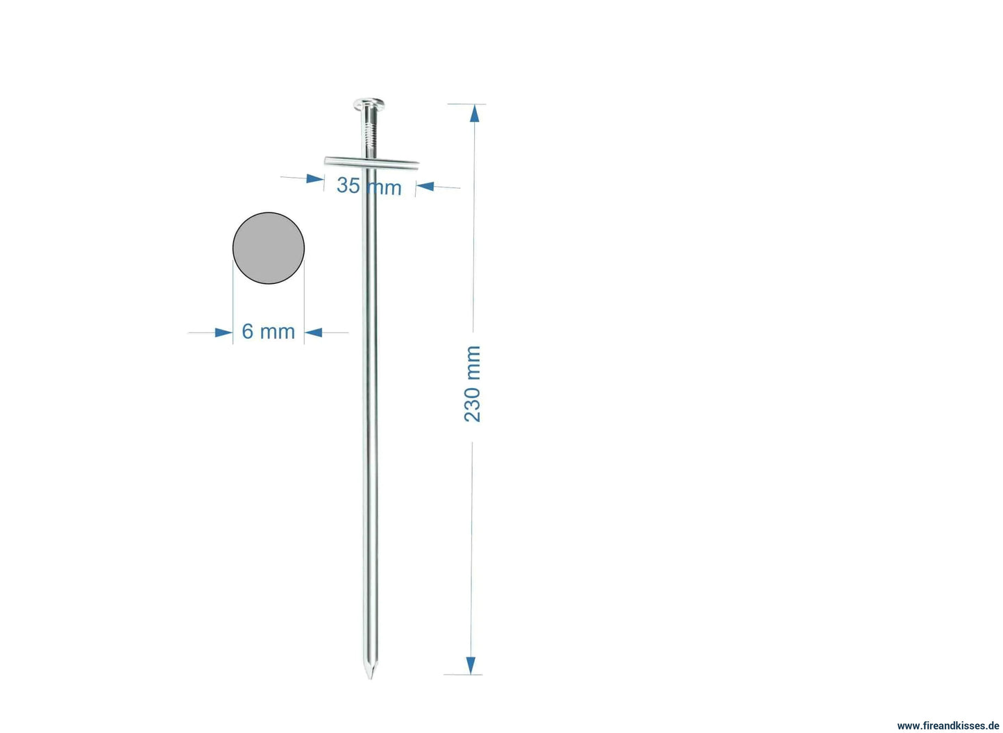4 heringe aus stahl - speziell zum sichern unserer drohnenplane auf geeigneten untergrund - heringe stahl - speziell