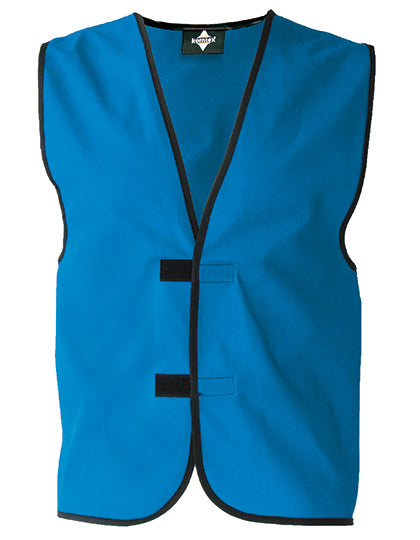 Korntex Einfache Funktionsweste – individuell bedruckbar blau