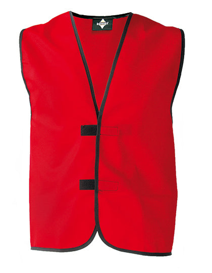 Korntex Einfache Funktionsweste – individuell bedruckbar Rot