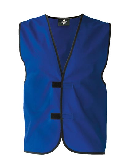 Korntex Einfache Funktionsweste – individuell bedruckbar Royalblau