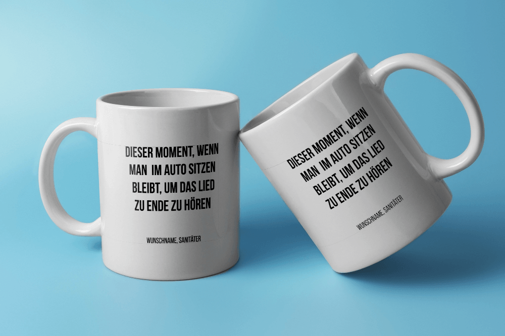 Fireandkisses Fun-Tasse ’Sanitäter’ - Weiß - Tasse