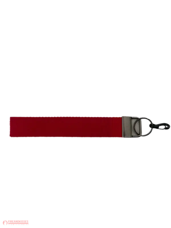 Atemschutzüberwachungsanhänger Fireandkisses – Hochwertiges Feuerwehr Gurtband | Robust & langlebig | Mit Karabiner