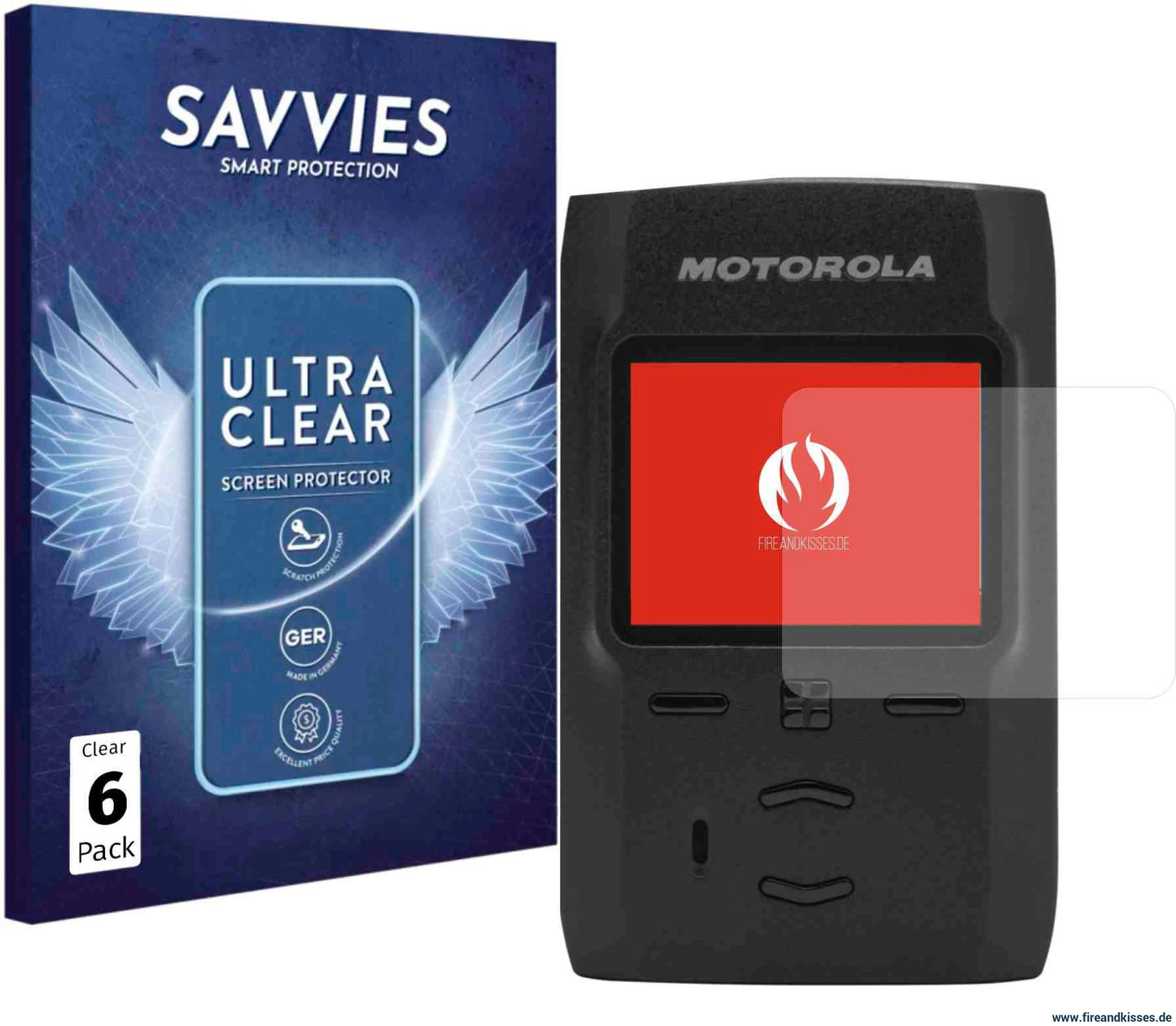 Displayschutzfolie für motorola advisor tpg2200 – schutz dein einsatzgerät - 6 x tpg2200 - motorola advisor tpg2200