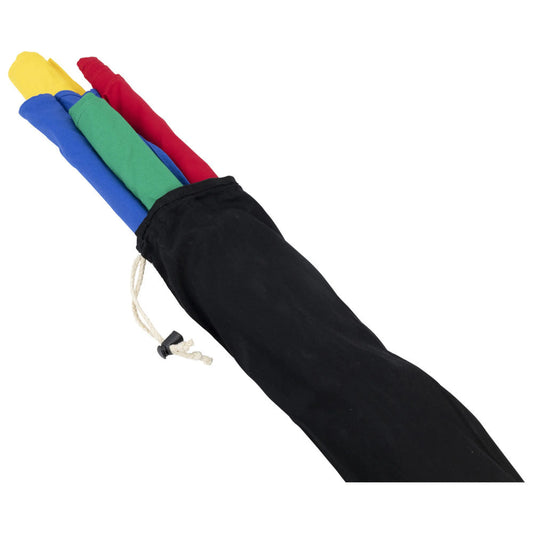 Dönges warnflaggensatz 4er set | kolonnenfahrten | 50x50cm thw feuerwehr - warnflaggen 4 flaggen kaufen | 8345t21755