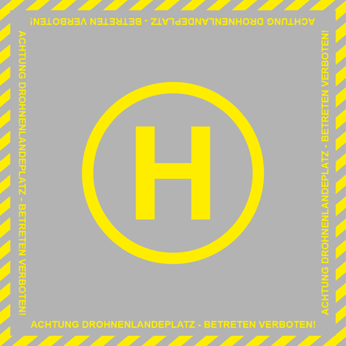 Drohnenlandeplatz ’hobby’ grau 100 x cm - ’hobby’