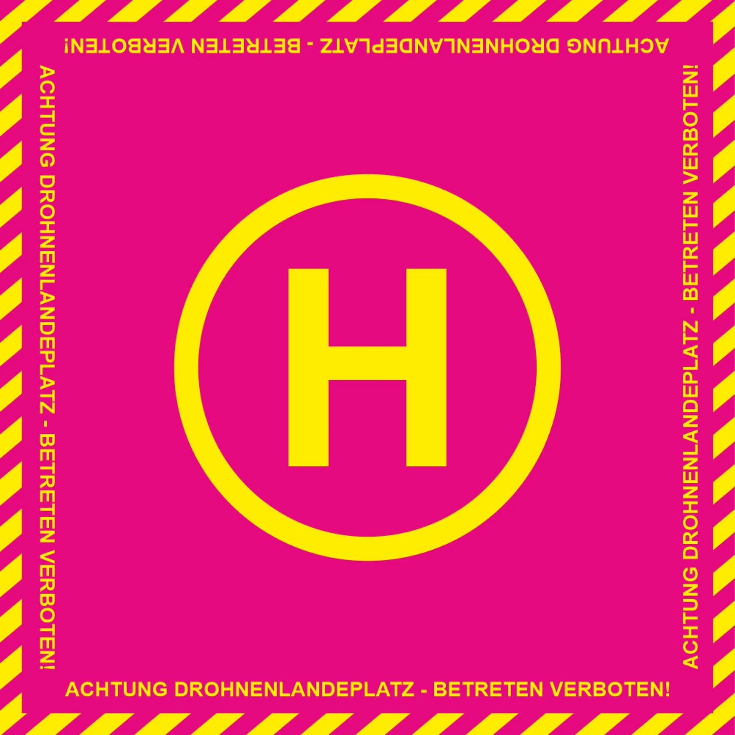 Drohnenlandeplatz ’hobby’ magenta 100 x cm - ’hobby’ magenta