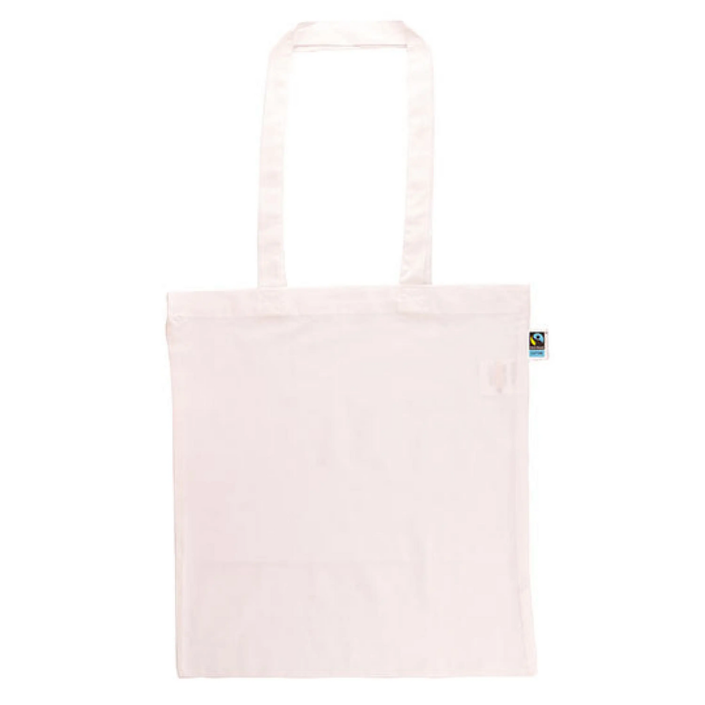 Fairtrade baumwolltasche xt600n – restposten | 100% bio-baumwolle weiß