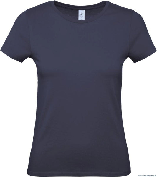 Feuerwehr gerach damen-shirt navy oder weiß (nur für mitglieder der ff gerach) - t-shirt gerach damen-shirt navy weiß