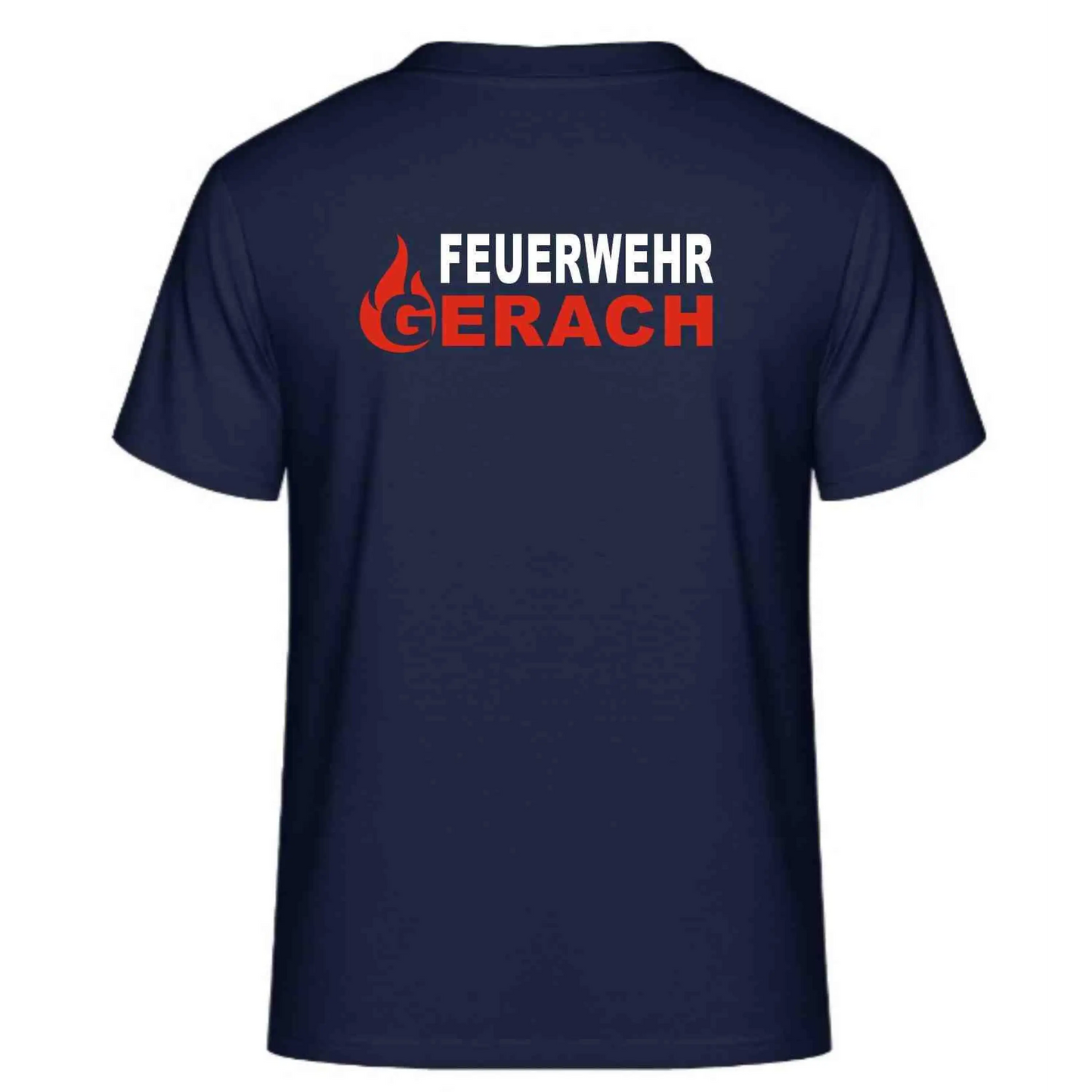 Feuerwehr gerach shirt navy oder weiß (nur für mitglieder der ff gerach) - t-shirt gerach shirt navy weiß (nur