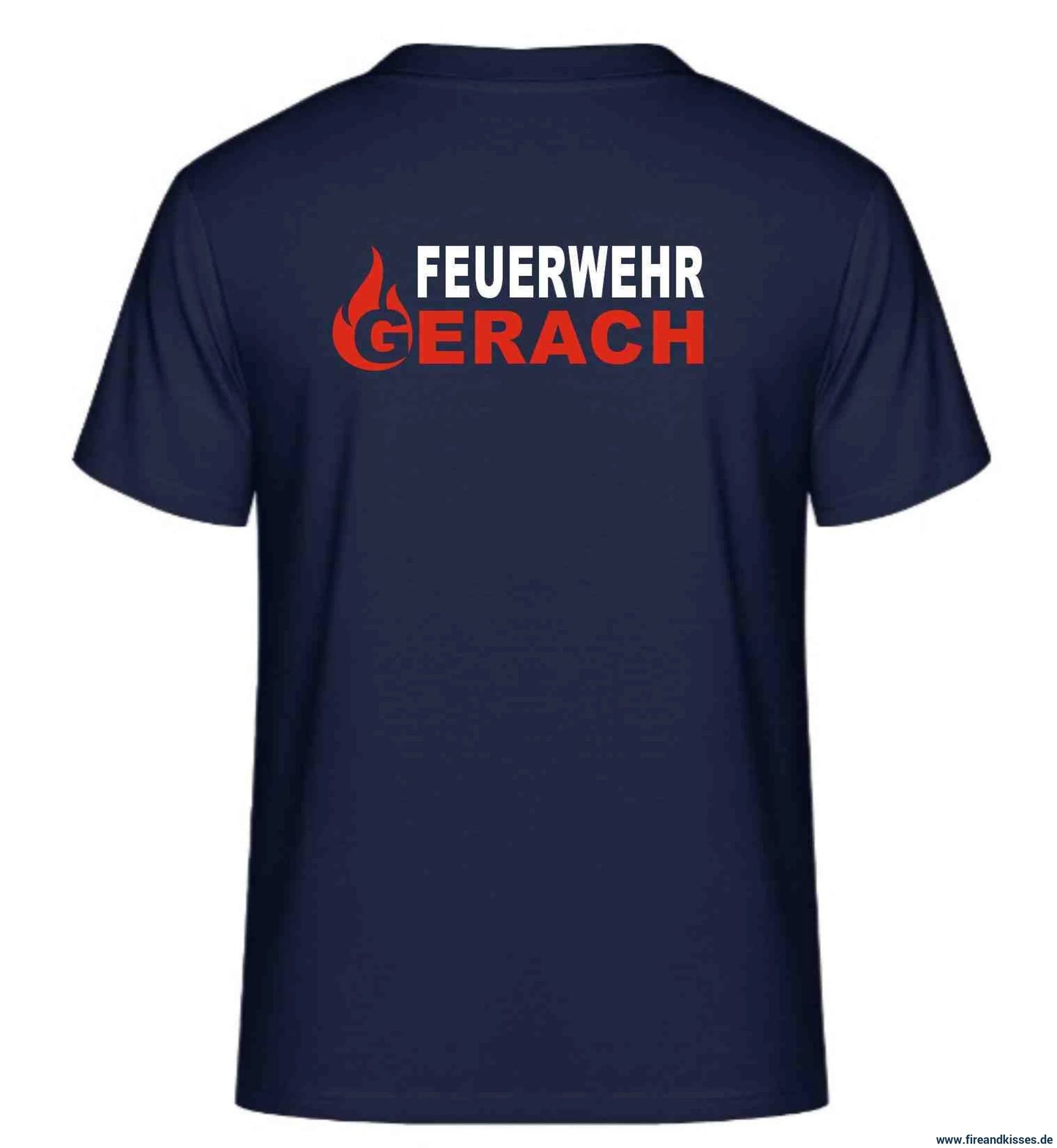 Feuerwehr gerach shirt navy oder weiß (nur für mitglieder der ff gerach) - t-shirt gerach shirt navy weiß (nur
