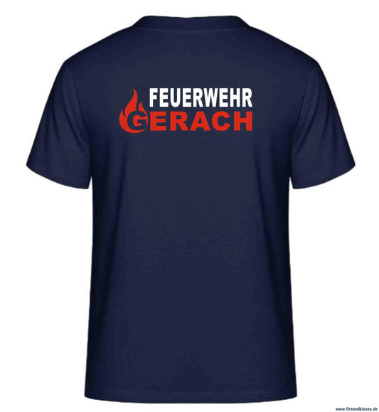 Feuerwehr gerach shirt navy oder weiß (nur für mitglieder der ff gerach) - t-shirt gerach shirt navy weiß (nur