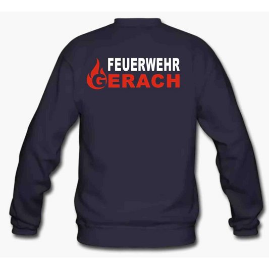 Feuerwehr gerach sweater navy oder weiß (nur für mitglieder der ff gerach) - t-shirt gerach sweater navy weiß (nur
