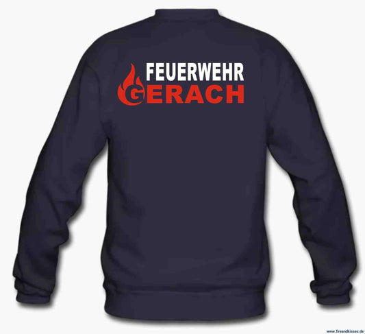 Feuerwehr gerach sweater navy oder weiß (nur für mitglieder der ff gerach) - t-shirt gerach sweater navy weiß (nur