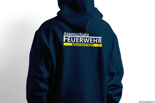 Feuerwehr hoodie – deine agt-wechselkleidung mit wunsch-ortsname - hoodie deine agt-wechselkleidung