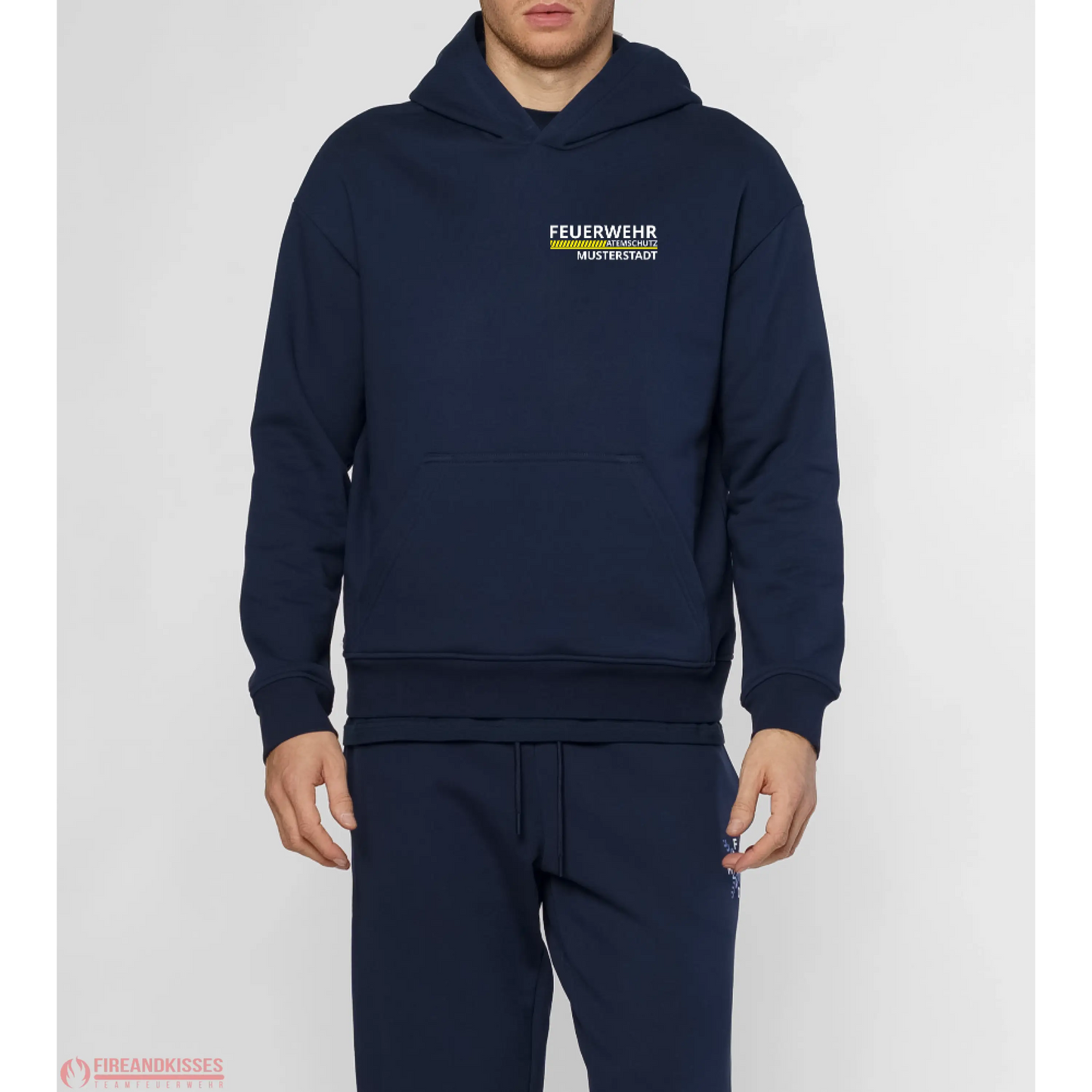 Feuerwehr hoodie – deine agt-wechselkleidung mit wunsch-ortsname - hoodie deine agt-wechselkleidung