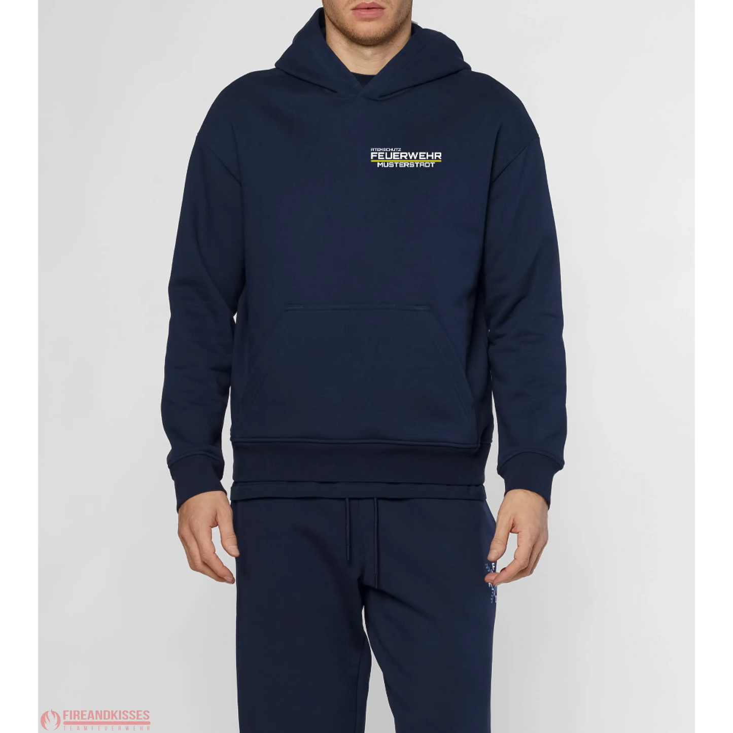 Feuerwehr hoodie – deine agt-wechselkleidung mit wunsch-ortsname - hoodie deine agt-wechselkleidung