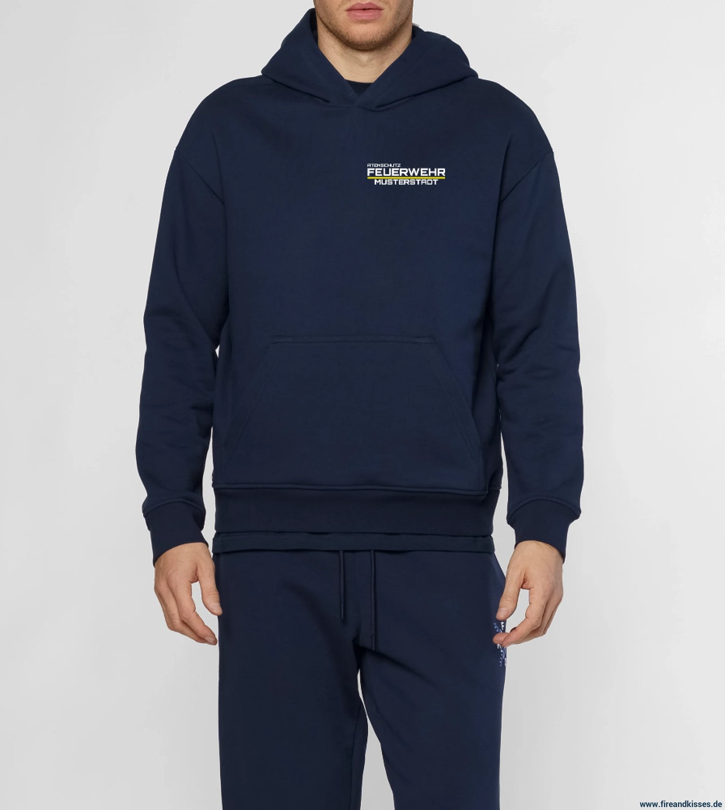 Feuerwehr hoodie – deine agt-wechselkleidung mit wunsch-ortsname - hoodie deine agt-wechselkleidung