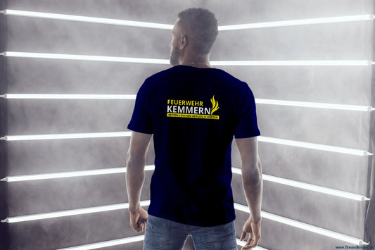 Feuerwehr kemmern shirt navy unisex (nur für mitglieder der ff kemmern) - t-shirt kemmern shirt navy unisex (nur