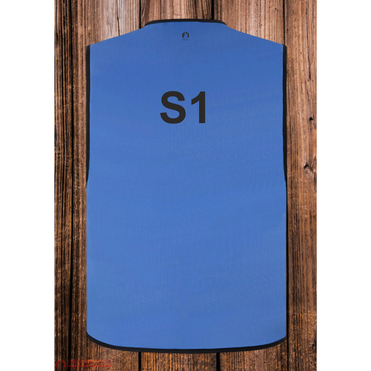 Feuerwehr stabsweste „command vest“ mit rückenaufdruck blau - s1 / s - stabsweste „command vest“ rückenaufdruck