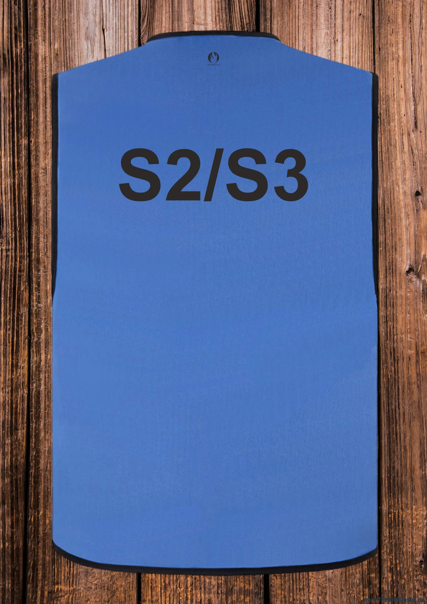 Feuerwehr stabsweste „command vest“ mit rückenaufdruck blau - s2/s3 / s - stabsweste „command vest“ rückenaufdruck