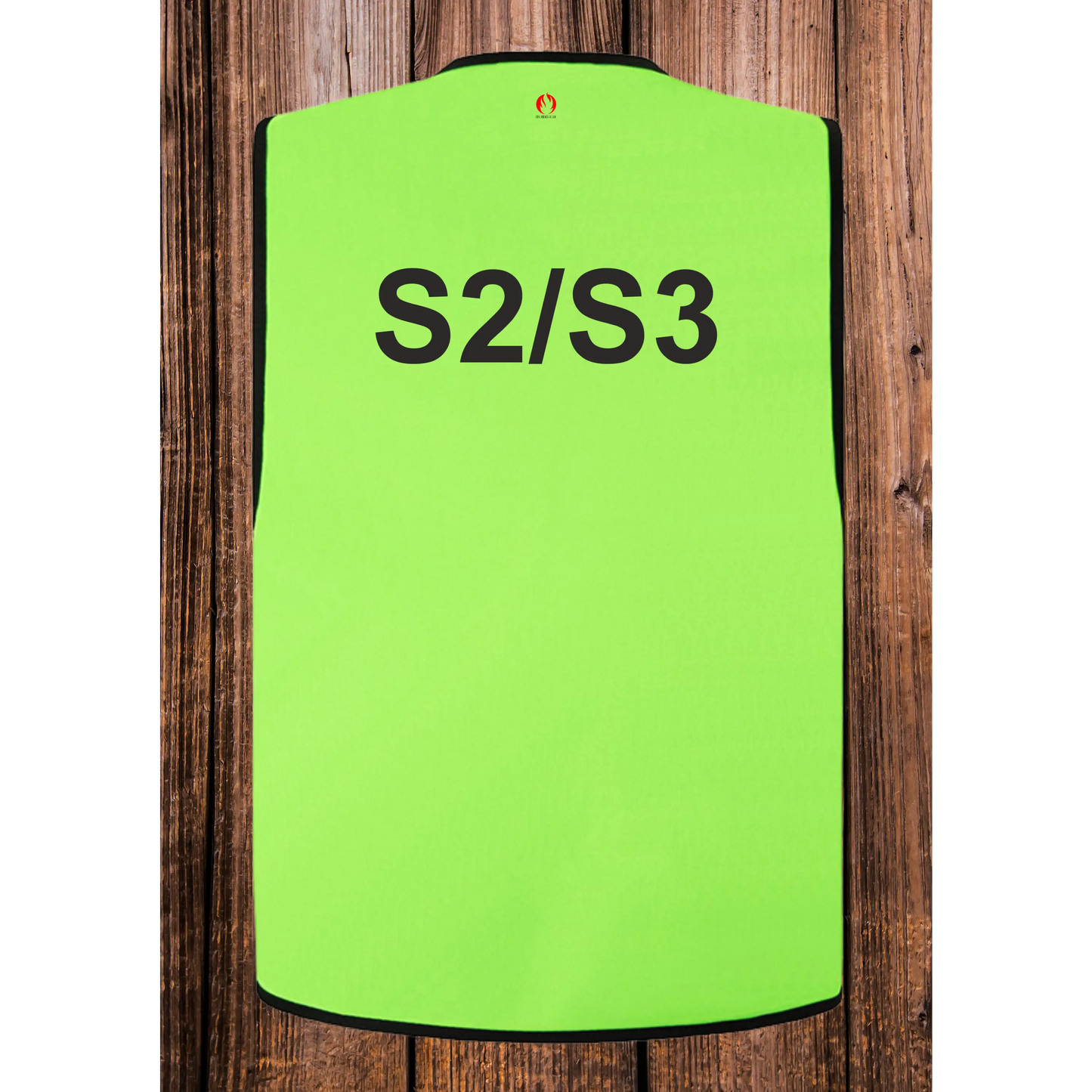 Feuerwehr stabsweste „command vest“ mit rückenaufdruck grün - s2/s3 / s - stabsweste „command vest“ rückenaufdruck