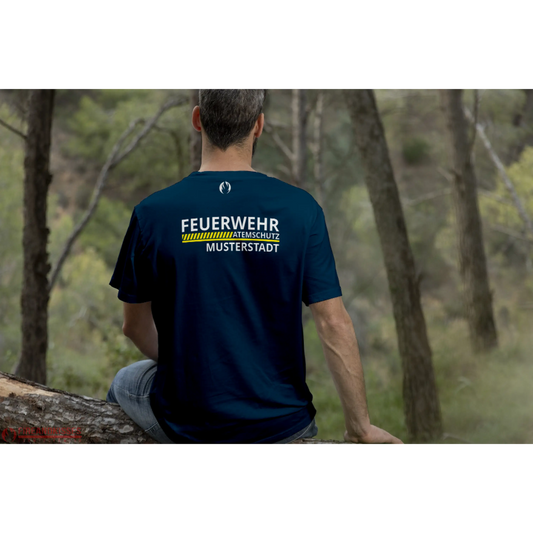 Feuerwehr t-shirt - deine agt-wechselkleidung mit wunsch-ortsname - t-shirt - deine agt-wechselkleidung