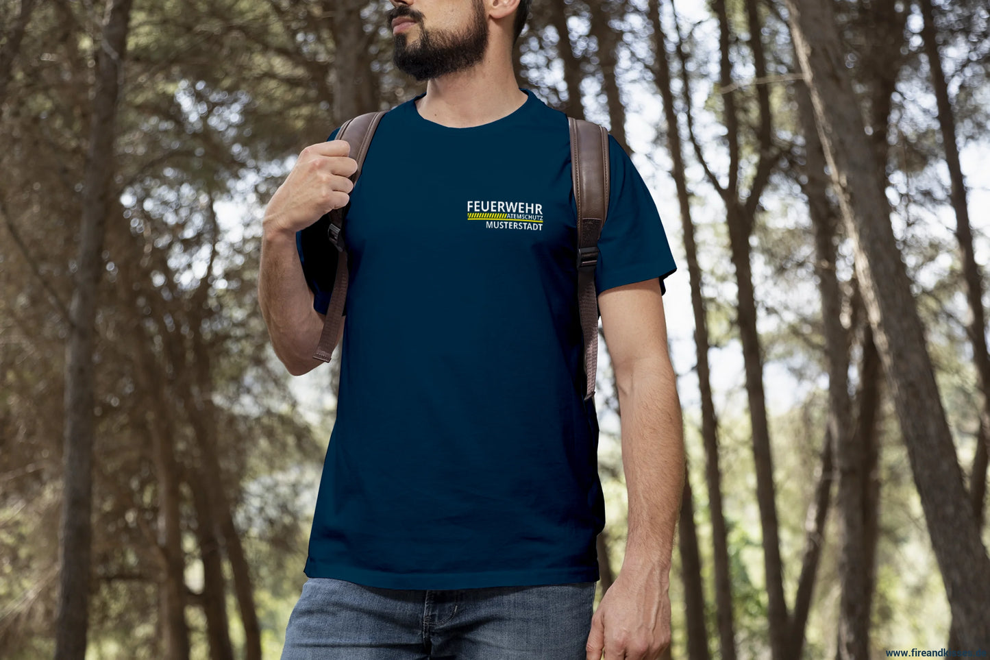 Feuerwehr t-shirt - deine agt-wechselkleidung mit wunsch-ortsname - t-shirt - deine agt-wechselkleidung