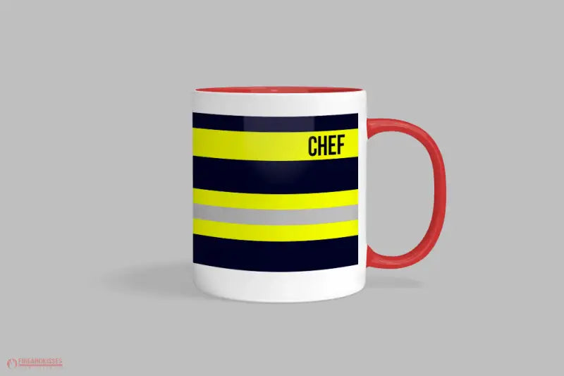 Feuerwehr-Tasse ’Chef’ - Rot - Tasse