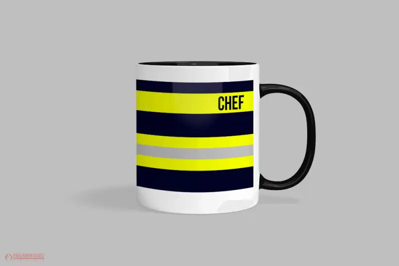 Feuerwehr-Tasse ’Chef’ - Schwarz - Tasse