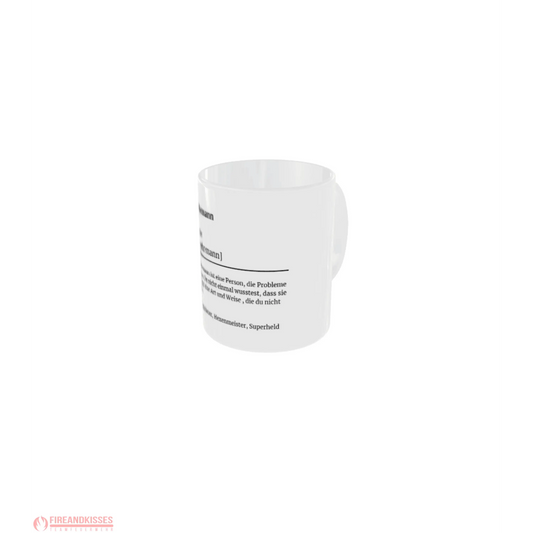 Fireandkisses feuerwehr-tasse „definition feuerwehrmann“ - tasse feuerwehr-tasse „definition