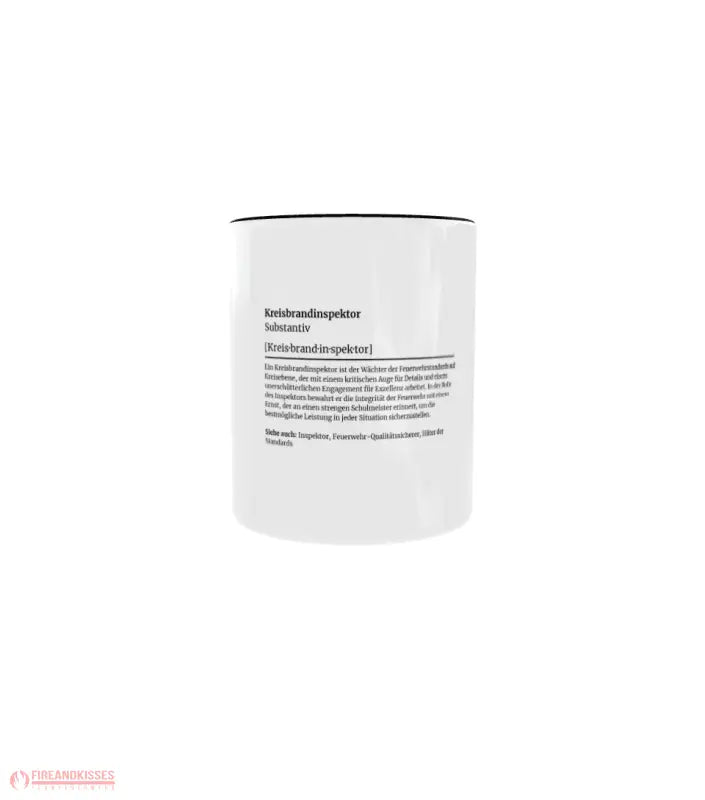 Feuerwehr-Tasse Definition Kreisbrandinspektor - Fireandkisses
