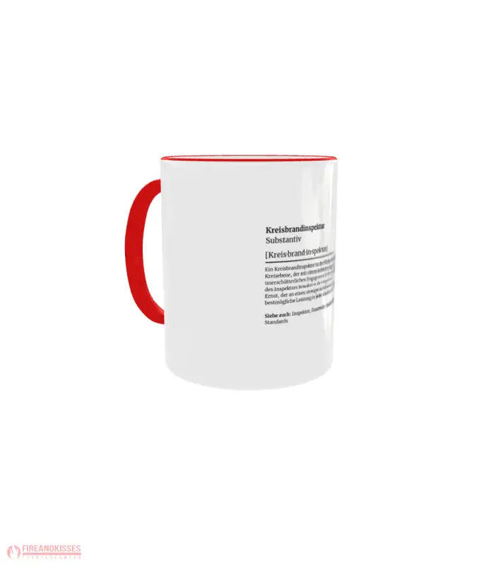 Feuerwehr-Tasse Definition Kreisbrandinspektor - Fireandkisses
