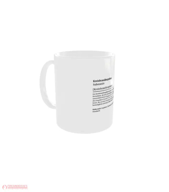 Feuerwehr-Tasse Definition Kreisbrandinspektor - Fireandkisses