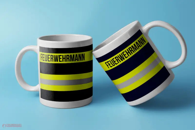 Feuerwehr-Tasse ’Feuerwehrmann’ - Weiß - Tasse