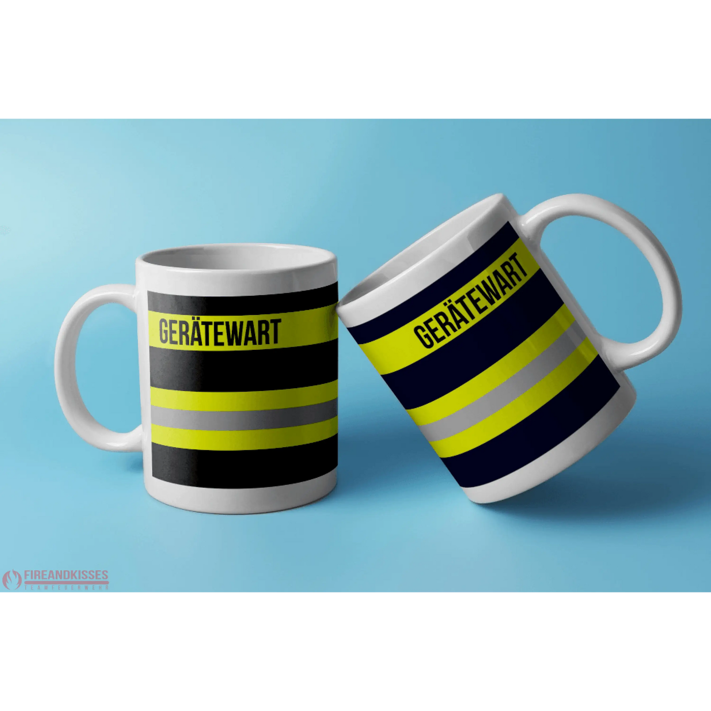 Fireandkisses feuerwehr-tasse „gerätewart“ - weiß - tasse feuerwehr-tasse „gerätewart“
