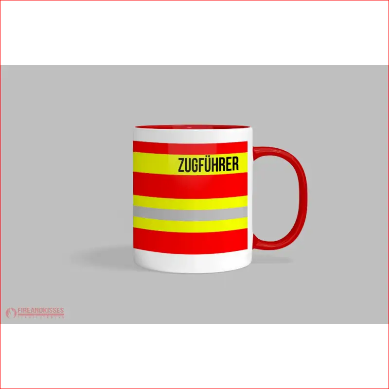 Feuerwehr-Tasse ’Zugführer’ - Rot - Tasse