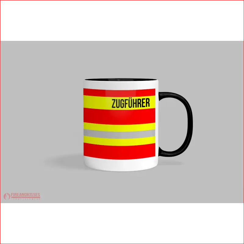 Feuerwehr-Tasse ’Zugführer’ - Schwarz - Tasse