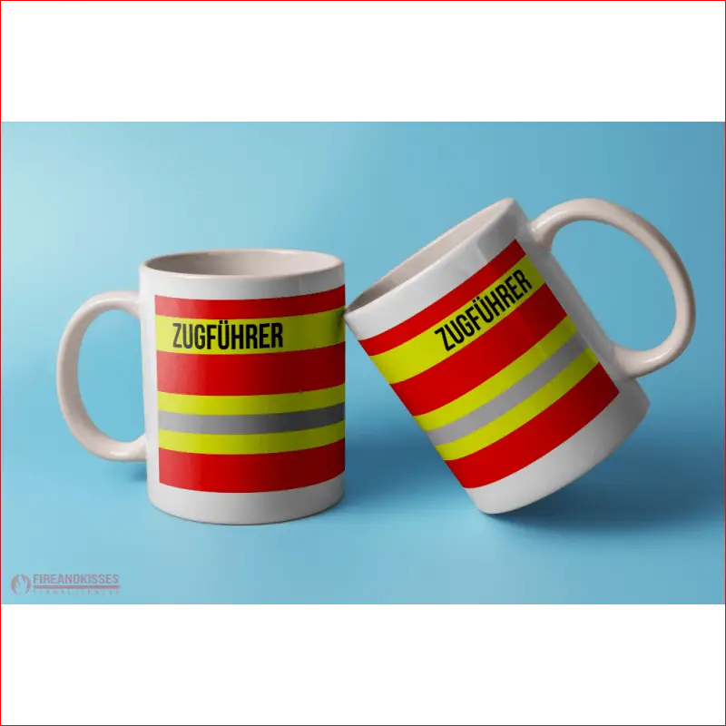 Feuerwehr-Tasse ’Zugführer’ - Weiß - Tasse