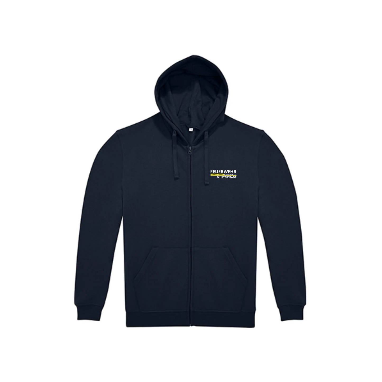 Feuerwehr zip-hoodie – deine agt-wechselkleidung mit wunsch-ortsname - zip-hoodie deine agt-wechselkleidung