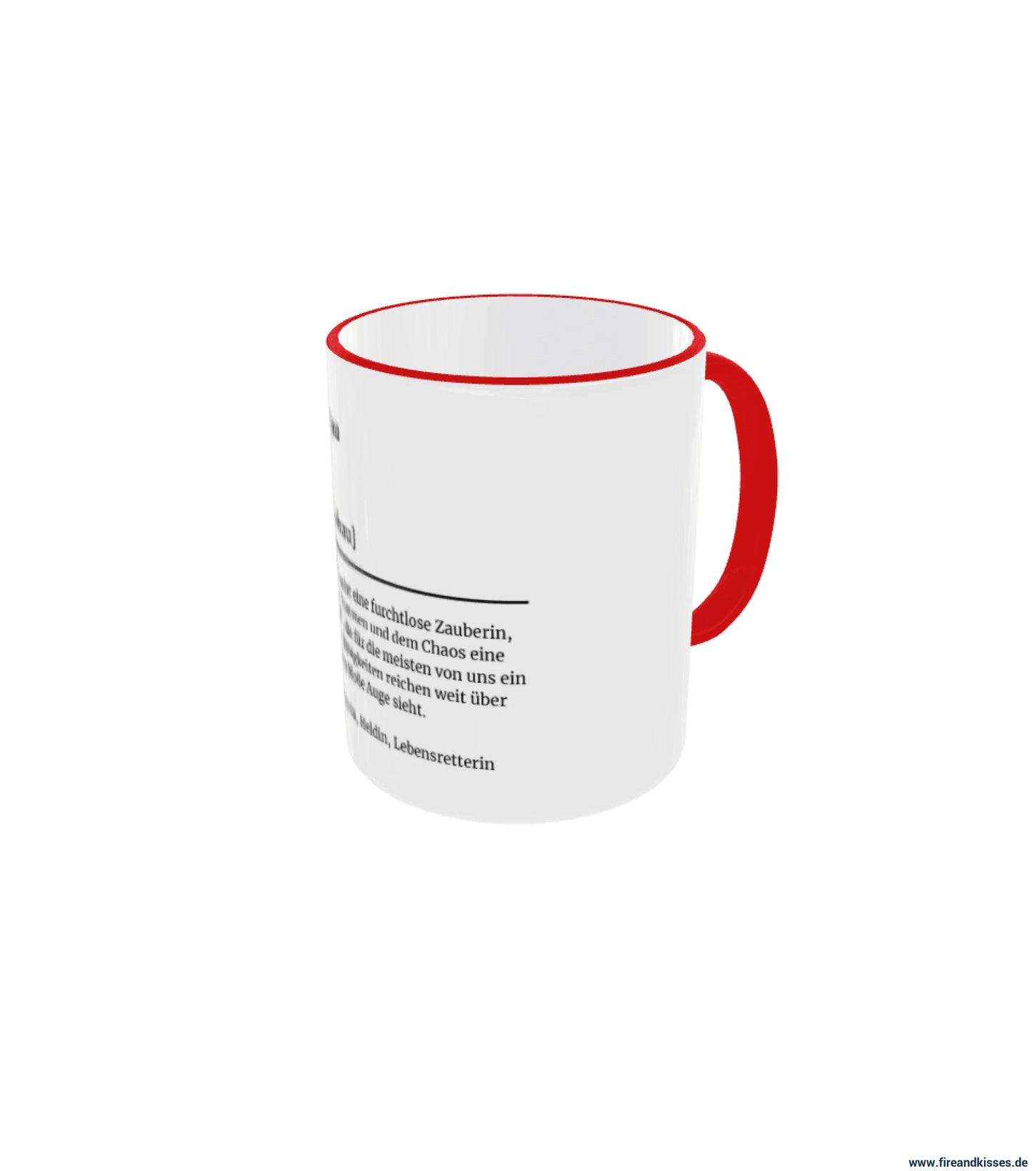 Fireandkisses feuerwehr-tasse „definition feuerwehrfrau“ - tasse feuerwehr-tasse „definition