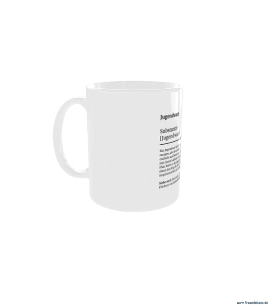 Fireandkisses feuerwehr-tasse „definition jugendwart“ - tasse feuerwehr-tasse „definition jugendwart“