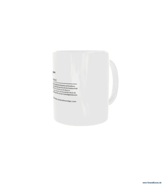 Fireandkisses feuerwehr-tasse „definition kreisbrandmeister“ - tasse feuerwehr-tasse „definition