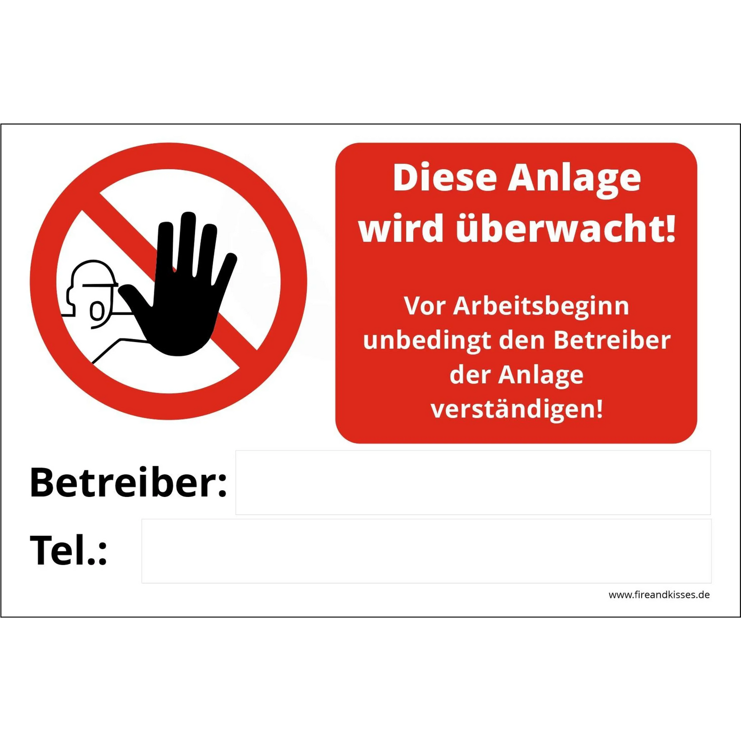 Fireandkisses hinweis-aufkleber für technikräume digitaler sirenen landkreis bamberg - hinweis-aufkleber technikräume