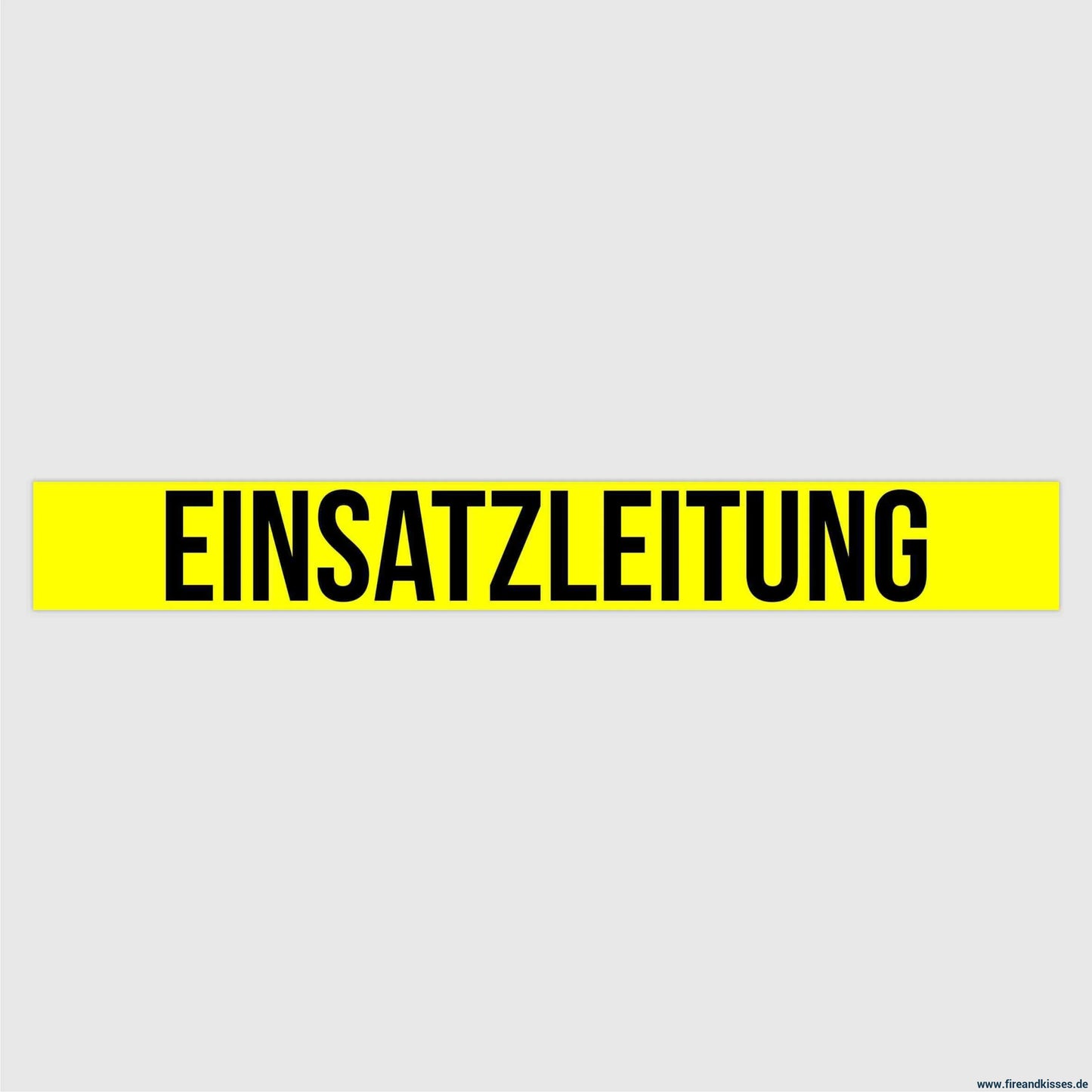 Fireandkisses magnetschild einsatzleitung 120 x 15 cm - magnetschild einsatzleitung