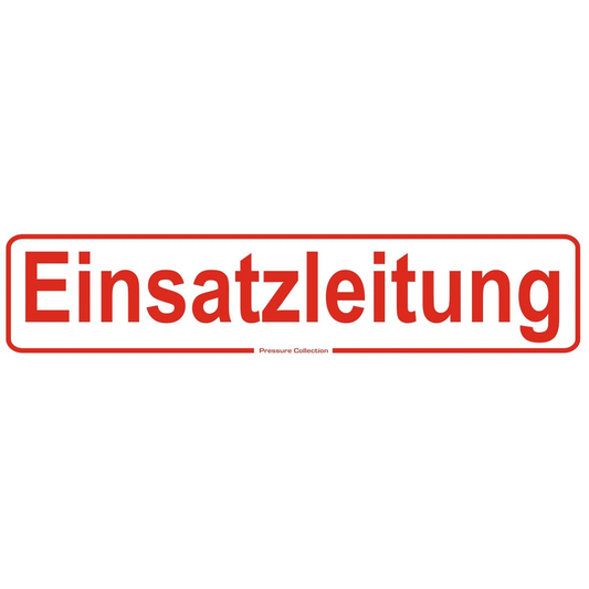 Fireandkisses magnetschild einsatzleitung - magnetschild einsatzleitung