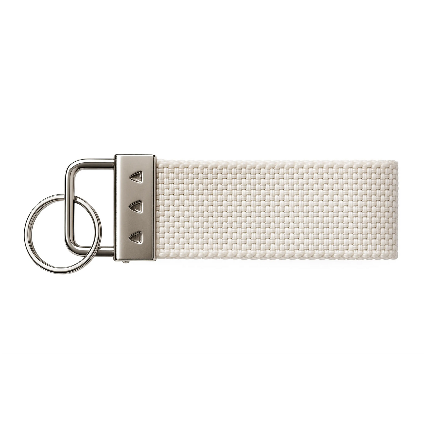 Fireandkisses schlüsselanhänger aus recyceltem feuerwehrschlauch weiß - schlüsselanhänger