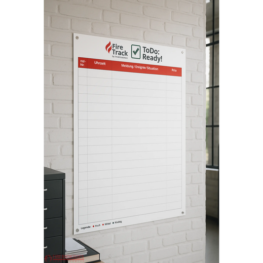 Firetrack todo:ready! – magnetischer aufgaben- & einsatzplaner für die feuerwehr - firetrack todo:ready! Magnetischer