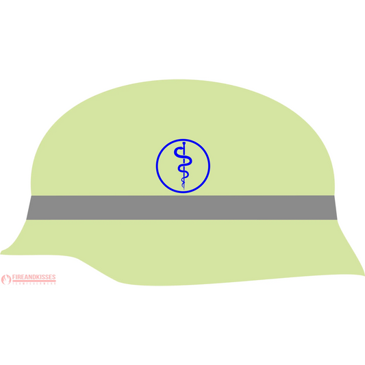Helmaufkleber feuerwehr helmkennzeichnung blau rettungsdiensthelfer - aufkleber feuerwehr helmkennzeichnung blau
